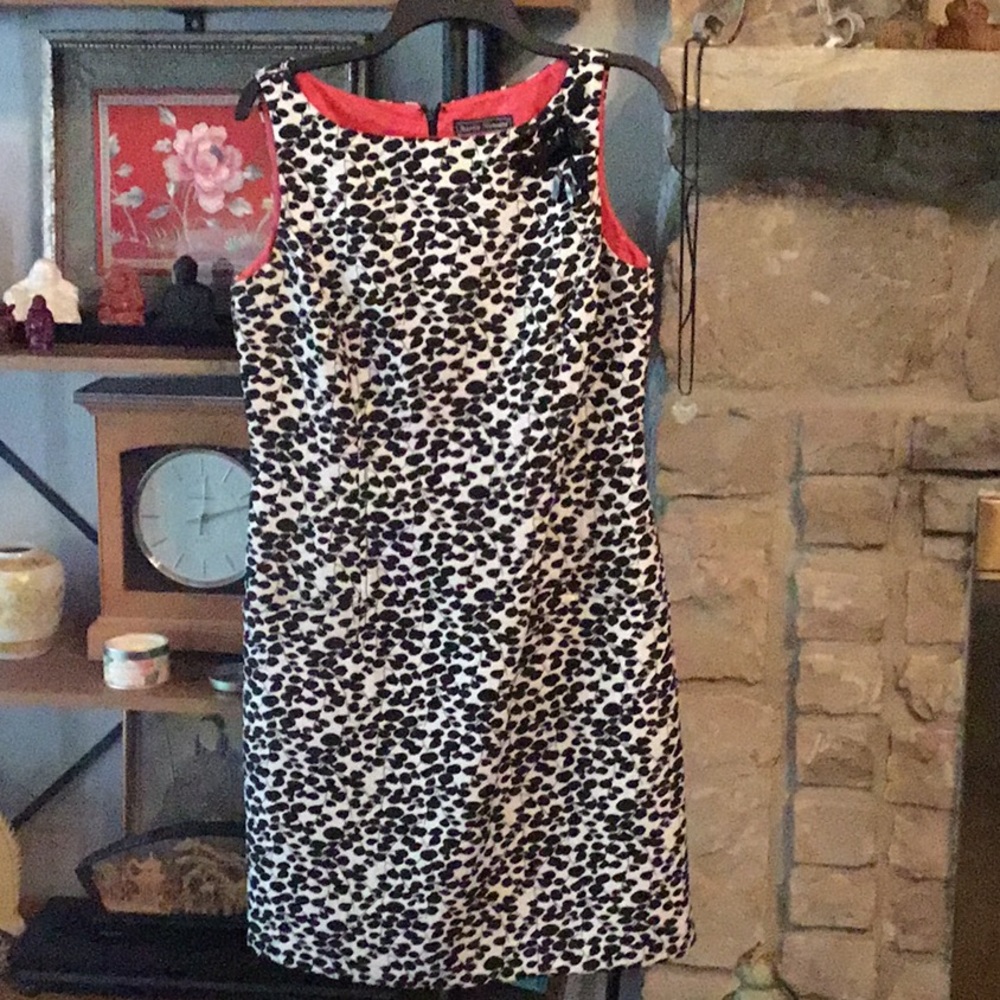 Jessica Howard black and white sleeveless dress